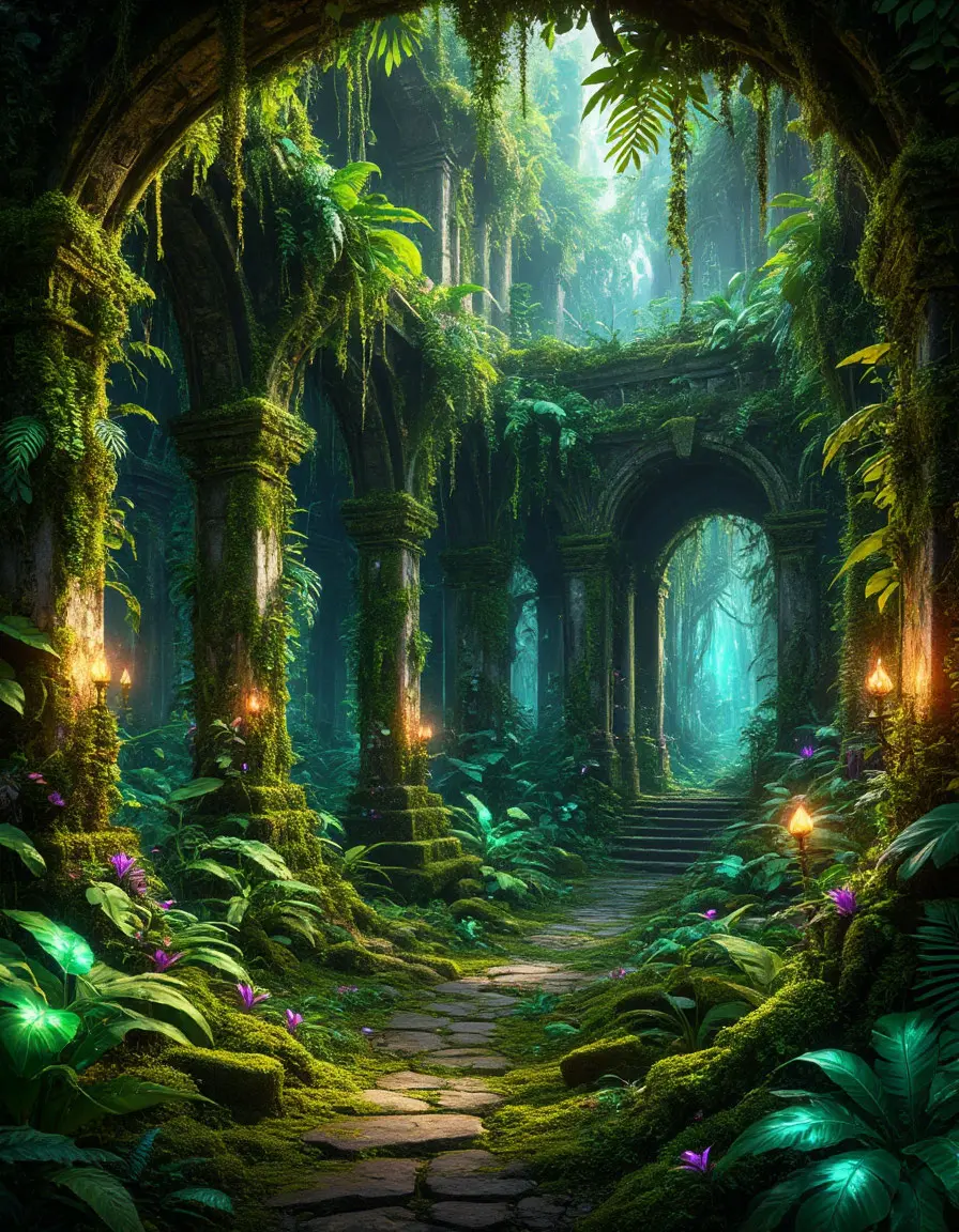 Jungle luxuriante